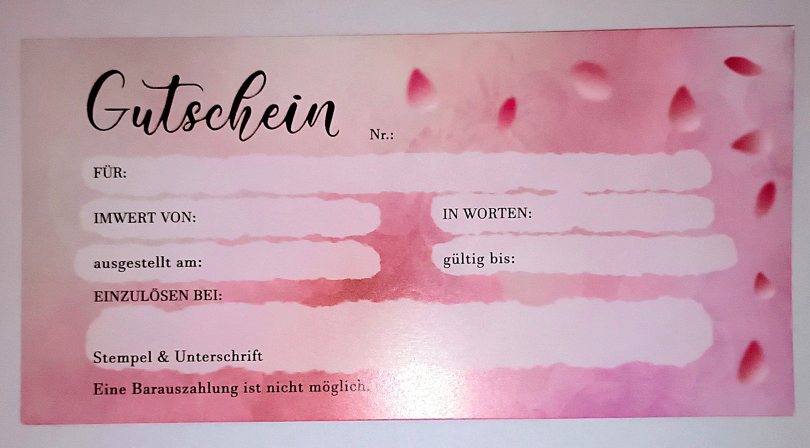 10€ Geschenkgutschein