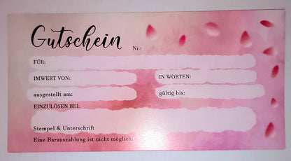 15€ Geschenkgutschein